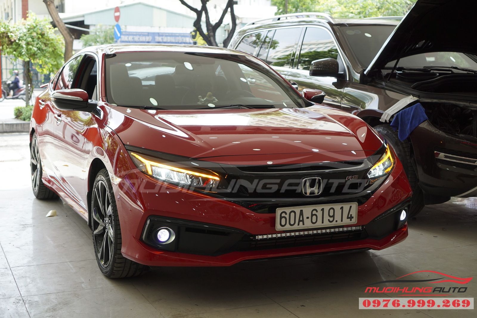 Độ Bi Xenon Gầm Tăng Sáng Cho Civic 2019 03
