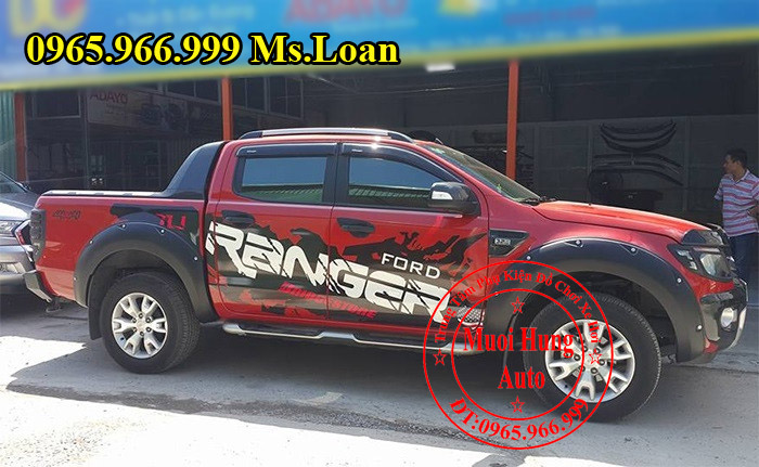 Độ Tem Xe Ford Ranger Cao Cấp Tại Tphcm 01