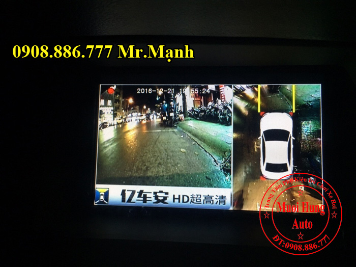 Gắn Camera 360 Cao Cấp Cho Xe RX350 05