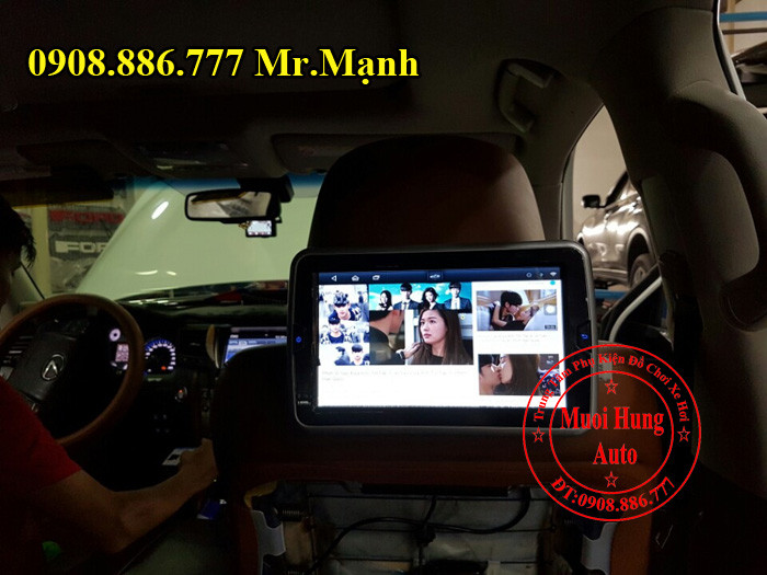 Màn Hình Gối Đầu Android Cho Lexus 570 570