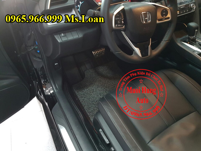 Thảm Lót Sàn 5D Xe Honda Civic 2017